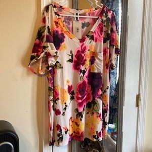 Bright floral top